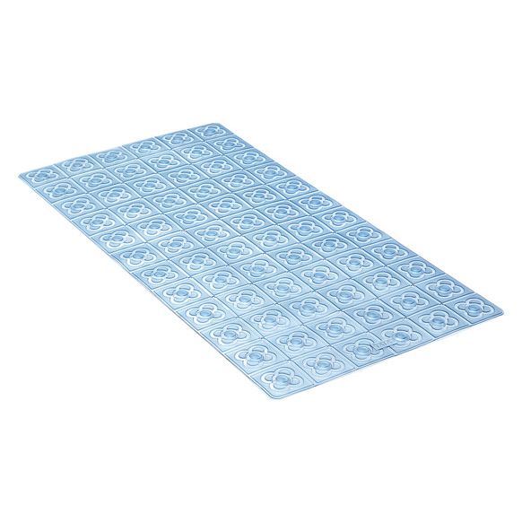 ALFOMBRA BAÑO ANTIDESLIZANTE CON VENTOSAS BCN 36 X 70 CM AGUA